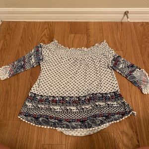 Off the shoulder top